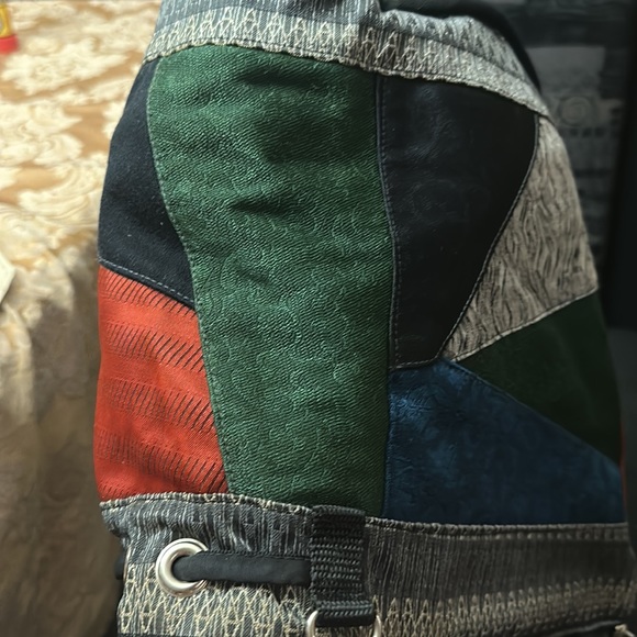 Unique patched fabric purse - Picture 6 of 7